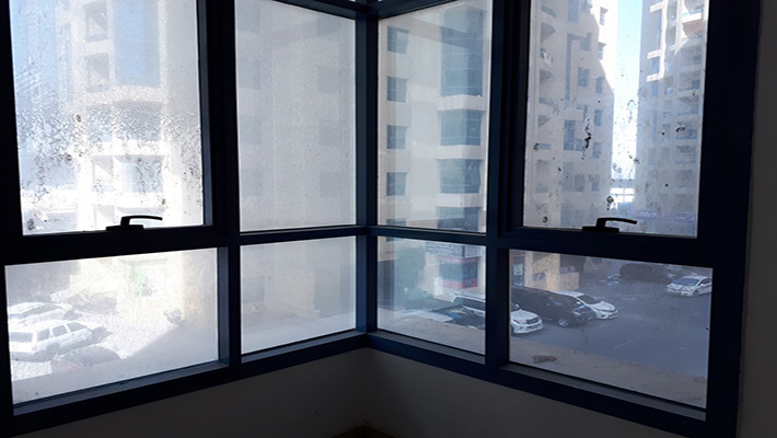 Al Khor Tower - 2BHK with maid room for rent - 27,000/=